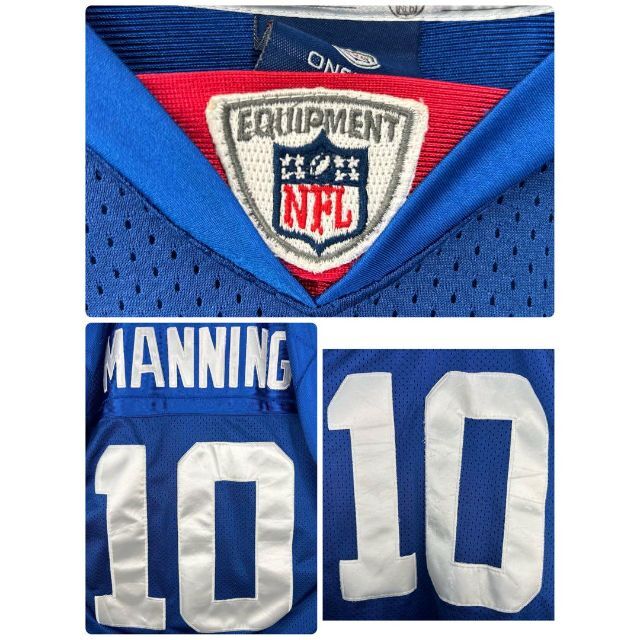 Reebok(リーボック)の【希少‼︎】リーボック×NFL 全刺繍 コルツ 半袖 アメフトゲームシャツ 美品 メンズのトップス(Tシャツ/カットソー(半袖/袖なし))の商品写真