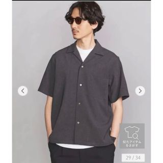 ユナイテッドアローズ(UNITED ARROWS)のシャツ　リネンシャツ　半袖シャツ(シャツ)