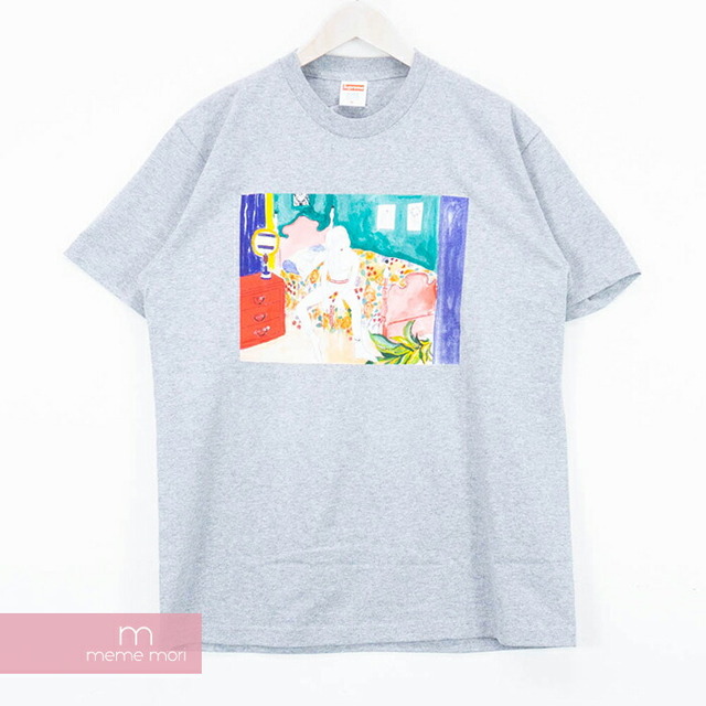 Supreme 2018AW Bedroom Tee シュプリーム ベッドルームTシャツ 半袖カットソー プリント グレー サイズM【220502】【新古品】【me04】