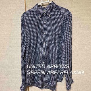 ユナイテッドアローズグリーンレーベルリラクシング(UNITED ARROWS green label relaxing)のユナイテッドアローズ　メンズ　シャツ　L(シャツ)