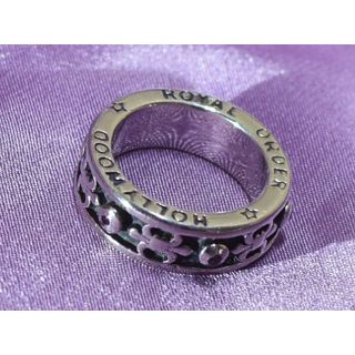 ロイヤルオーダー(ROYALORDER)のROYAL ORDER Fleur de lis Band Ring w/CZ(リング(指輪))