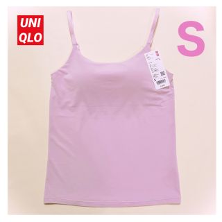 ユニクロ(UNIQLO)のエアリズム　ブラキャミソール　ユニクロ（ブラトップ、ブラ付き）(キャミソール)