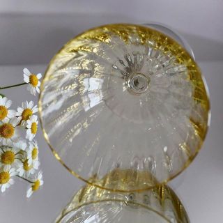 Baccarat - 未使用オールドバカラBaccaratアクアレーユ☆イエロー