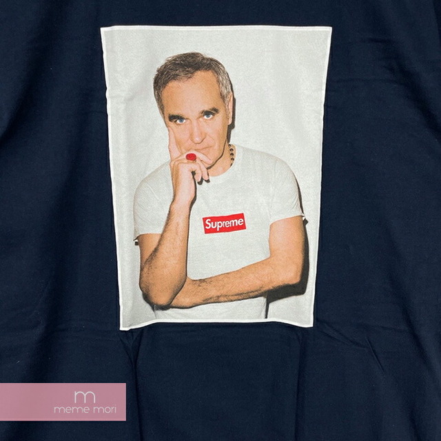 Supreme 2016SS Morrissey Tee シュプリーム モリッシーTシャツ 半袖カットソー フォトプリント ネイビー サイズM 【220511】【新古品】【me04】