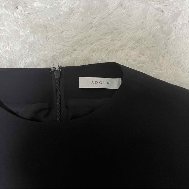 新品未使用品】ADORE アドーア ライトジョーゼットワンピース プリーツ