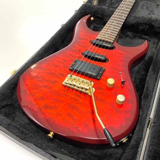 フェルナンデス(Fernandes)の【90年代終売モデル】Fernandes FGZ-420 レッドフレイム(エレキギター)