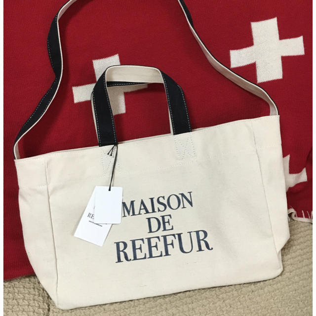 Maison de Reefur(メゾンドリーファー)のREEFUR ロゴ トートバッグ Mサイズ レディースのバッグ(トートバッグ)の商品写真