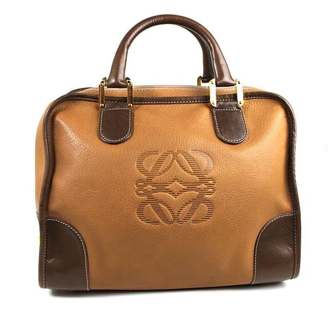 ロエベ　ハンドバッグ　アマソナ　トートバッグ　ブラウン　美品　LOEWE　q83