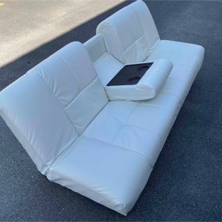 ソファーベッド ソファ ベロア生地 グリーン 未使用アウトレット品の ソファーベッド ソファ ベロア生地 グリーン 未使用アウトレット品の