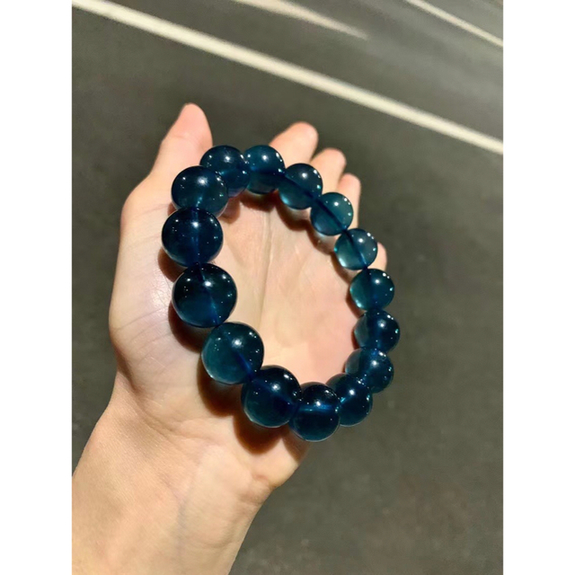 天然】アクアマリン ブレスレット 14.5mm-