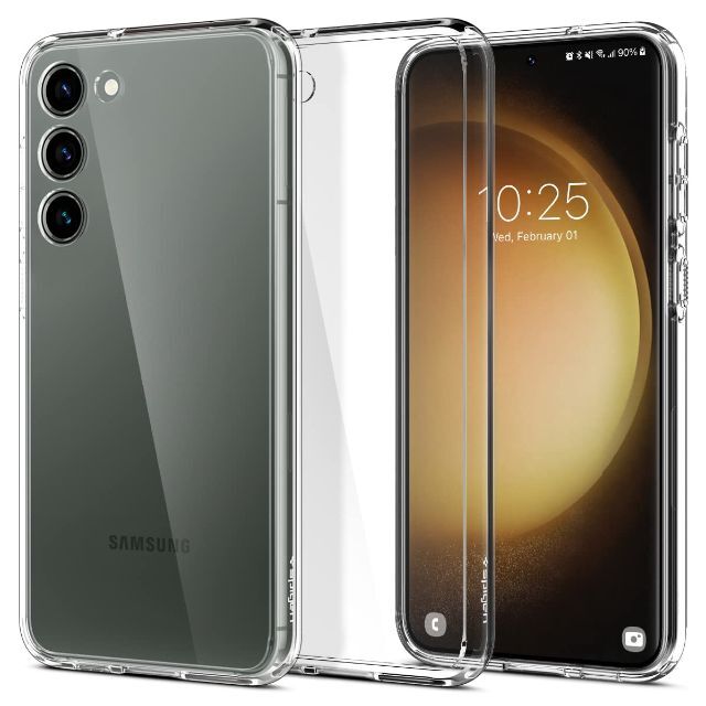 【色: クリスタル・クリア】Spigen Galaxy S23 ケース クリア