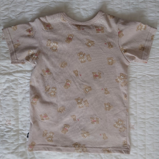 futafuta(フタフタ)のfutafuta フタくま　Tシャツ 95 キッズ/ベビー/マタニティのキッズ服女の子用(90cm~)(Tシャツ/カットソー)の商品写真