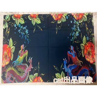 タペストリー 龍 ドラゴン 龍神 赤龍 青龍 双龍 竜 霊獣 縁起物 風水 花(絵画/タペストリー)