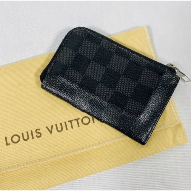 LOUISVUITTONダミエグラフィット L字ファスナー コンパクトウォレット