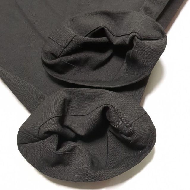 UNIQLO(ユニクロ)の【値下げ】ワイドフィットテーパードパンツ　09 BLACK　サイズ70cm メンズのパンツ(スラックス)の商品写真