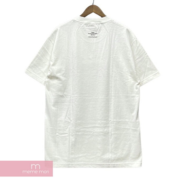 Supreme 2011SS Benefit Box Logo Tee シュプリーム ベネフィットボックスロゴTシャツ 半袖カットソー 旭日旗プリント ホワイト サイズL 【220821】【新古品】【me04】 1