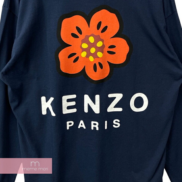 KENZO 2022SS Boke Flower Crest L/S Tee FC65TS4084SG ケンゾー ボケ