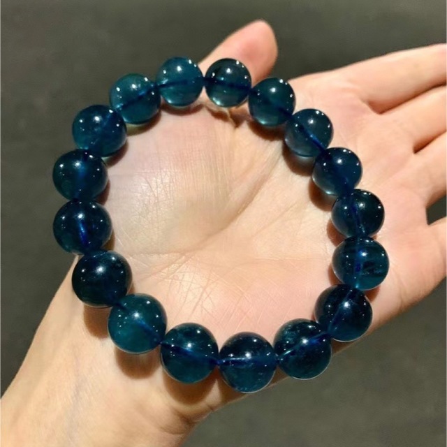 お見舞い 【天然】アクアマリン ブレスレット 12.5mm ブレスレット