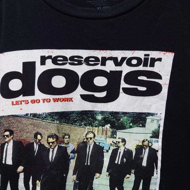 【RESERVOIR DOGS】ペイント オフィシャルムービーTシャツ A642