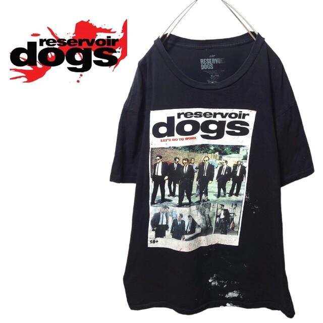 【RESERVOIR DOGS】ペイント オフィシャルムービーTシャツ A642