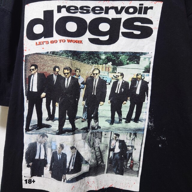 【RESERVOIR DOGS】ペイント オフィシャルムービーTシャツ A642