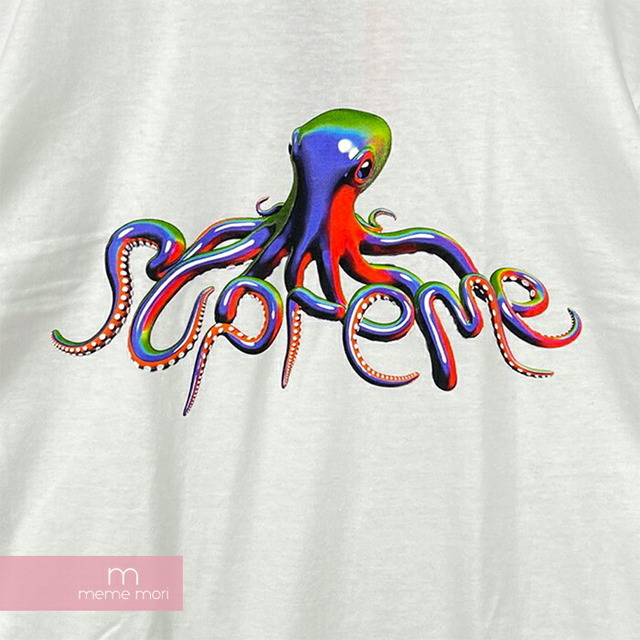 Supreme 2018SS Tentacles Tee シュプリーム テンタクルスTシャツ 半袖カットソー オクトパス タコ プリント ホワイト サイズM【220717】【新古品】【me04】 3