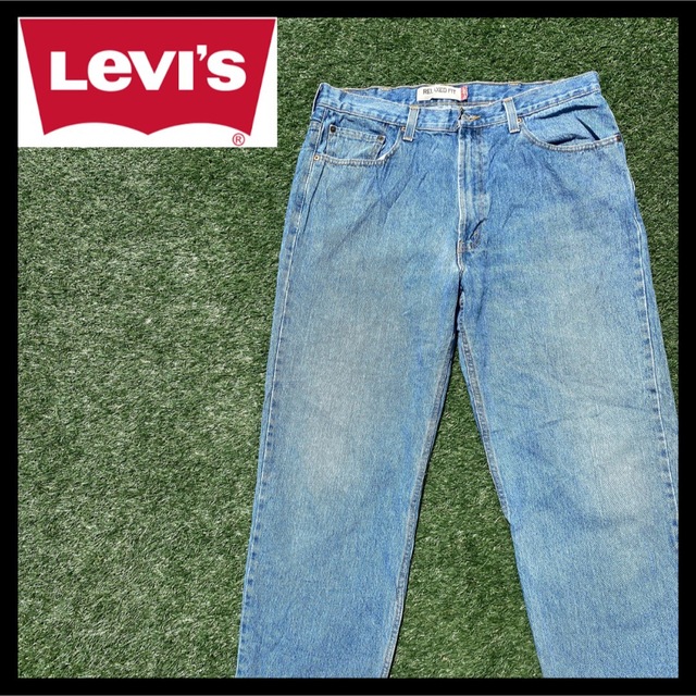 Levi's(リーバイス)のリーバイス 550 W38 L30 ブルーデニムジーンズ バギーパンツ メンズのパンツ(デニム/ジーンズ)の商品写真