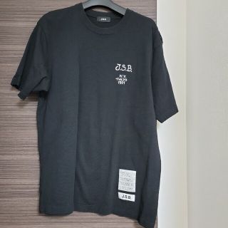 サンダイメジェイソウルブラザーズ(三代目 J Soul Brothers)の三代目J Soul Brothers　J.S.B　半袖Tシャツ　M　BLACK(ミュージシャン)