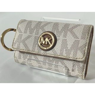 マイケルコース(Michael Kors) キーケース(レディース)（ホワイト/白色