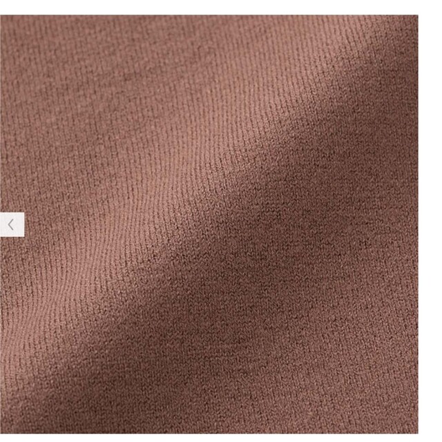 GU(ジーユー)の美品⭐GUパフスリーブ袖先レースニット　ブラウン　Sサイズ レディースのトップス(ニット/セーター)の商品写真