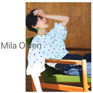 ミラオーウェン(Mila Owen)の♡Mila Owen♡タックデザインボリュームスリーブ♡ブラウス♡美品♡正規品♡(シャツ/ブラウス(半袖/袖なし))