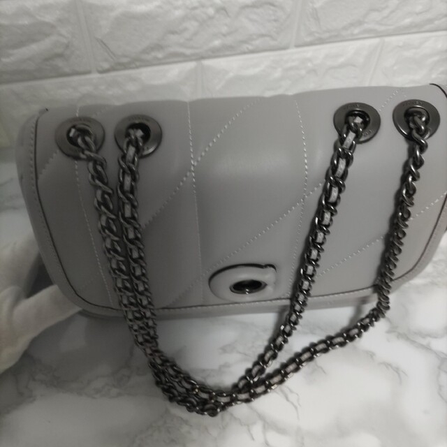 COACH コーチ ピロー マディソン ショルダー バッグ グレー