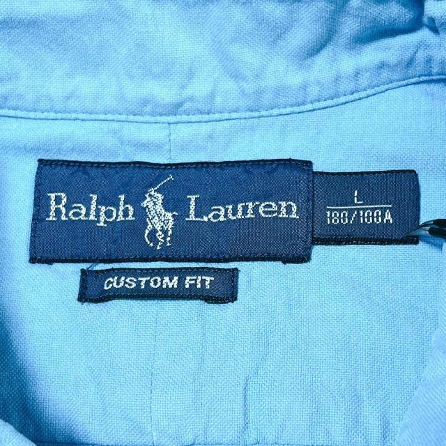 Ralph Lauren(ラルフローレン)の69k ラルフローレン オックスフォード BD半袖シャツ ポニー刺繍 無地 メンズのトップス(シャツ)の商品写真