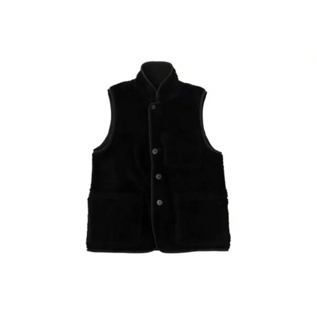 visvim ビズビム vs gilet boa ボア ベスト black