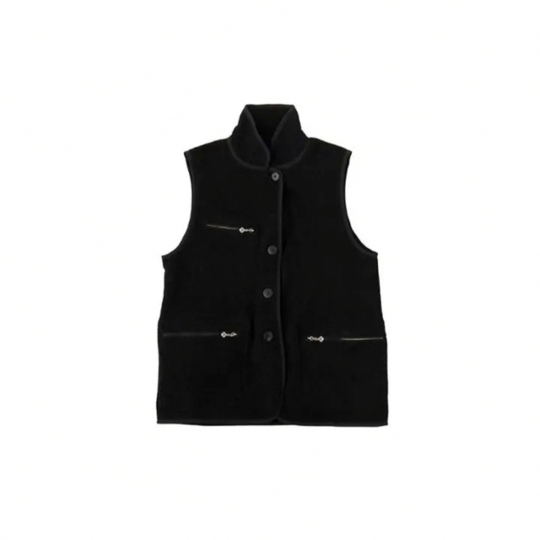 visvim ビズビム vs gilet boa ボア ベスト black