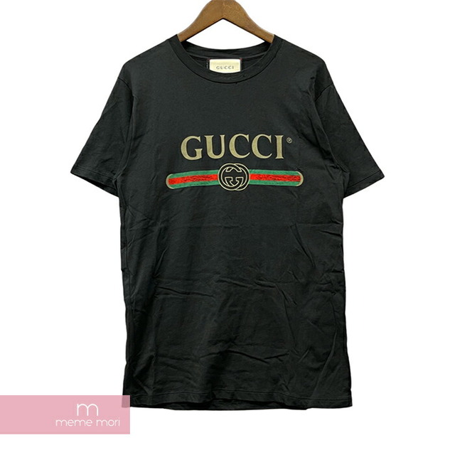 GUCCI 2018SS Oversize Tee with Gucci Logo 457095 X5L89 グッチ