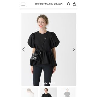 「TSURU By MARIKO OIKAWA ブラウスEleonore(黒)」に近い商品
