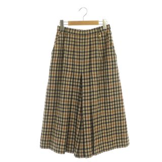 ダックス(DAKS)のダックス DAKS キュロット ハーフパンツ チェック ウール 63-90 茶(スーツ)