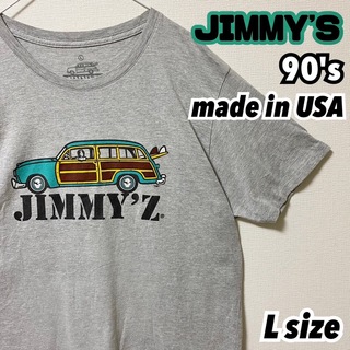 ジミーズ(JIMMY’Z)の90's ビンテージ JIMMY'Z  ビッグロゴ made in USA(Tシャツ/カットソー(半袖/袖なし))