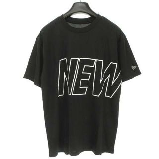 ニューエラー(NEW ERA)のパフォーマンス ビッグロゴ Tシャツ 吸水速乾 UVカット 半袖 XL ブラック(Tシャツ/カットソー(半袖/袖なし))