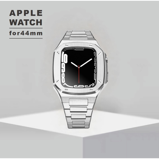 AppleWatch Case Stainless/Silver 44mmの通販 by Goodbuy Space's shop｜ラクマ