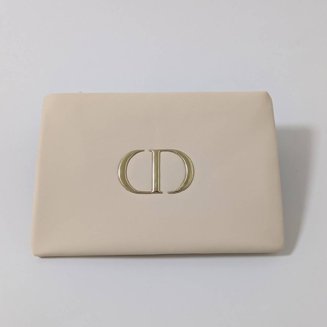 新品 Dior ディオール ノベルティ アイボリー ポーチ