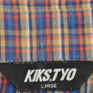 キックスティーワイオー(KIKS TYO)のKIKSTYO キックス ティーワイオー チェック柄 プルオーバー半袖シャツ (シャツ)