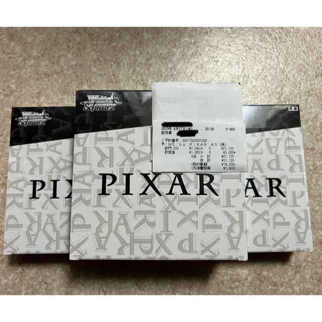 【新品】ヴァイスシュヴァルツ　ピクサー　3BOX シュリンク付　PIXAR