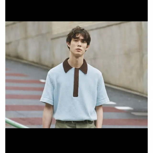 オプティミスティック ジルサンダー 22SS JIL SANDER ニットポロシャツ