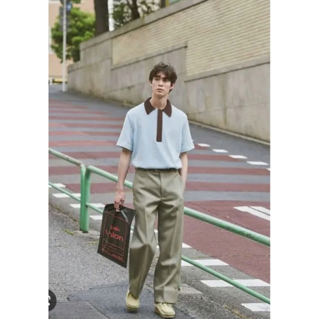 オプティミスティック ジルサンダー 22SS JIL SANDER ニットポロシャツ