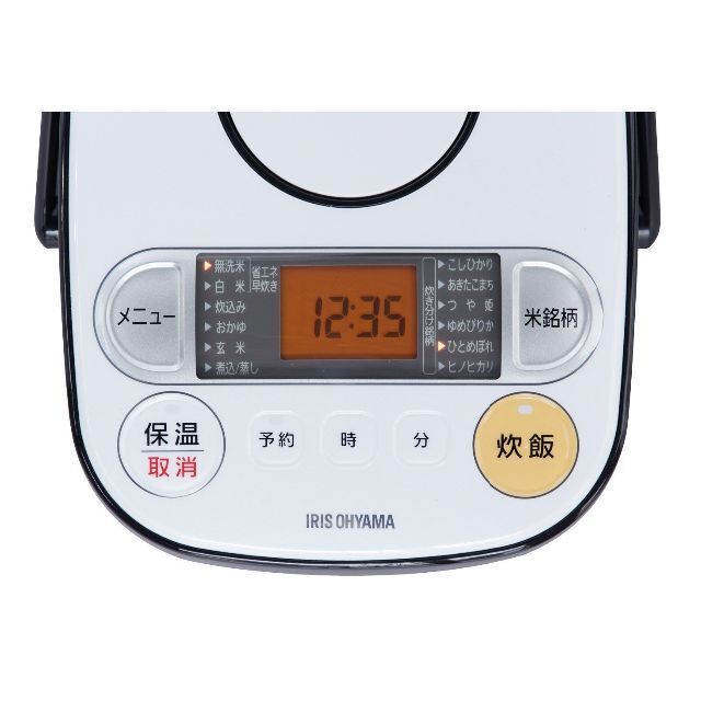 ☆1点限定☆アイリスオーヤマ 炊飯器 マイコン式 3合 銘柄炊き分け機能付き R 8