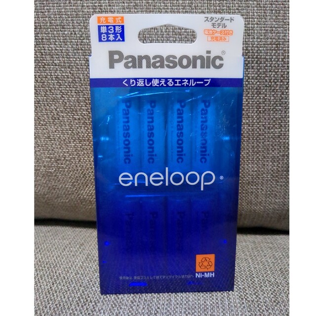 Panasonic(パナソニック)のPanasonic エネループ 単3形 BK-3MCC/8C スマホ/家電/カメラのスマホ/家電/カメラ その他(その他)の商品写真