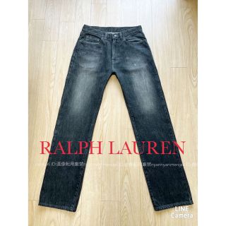 ポロラルフローレン(POLO RALPH LAUREN)のポロ ラルフローレン ジーンズ デニム ハイウエスト レザーパッチ RRL(デニム/ジーンズ)