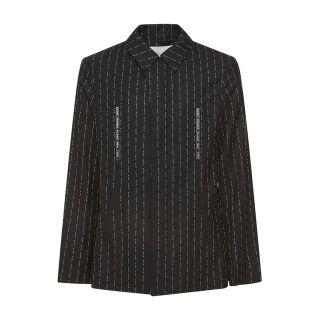 ジバンシィ(GIVENCHY)の1017 ALYX 9SM ロゴ ストライプ ジャケット カラード 44(ブルゾン)